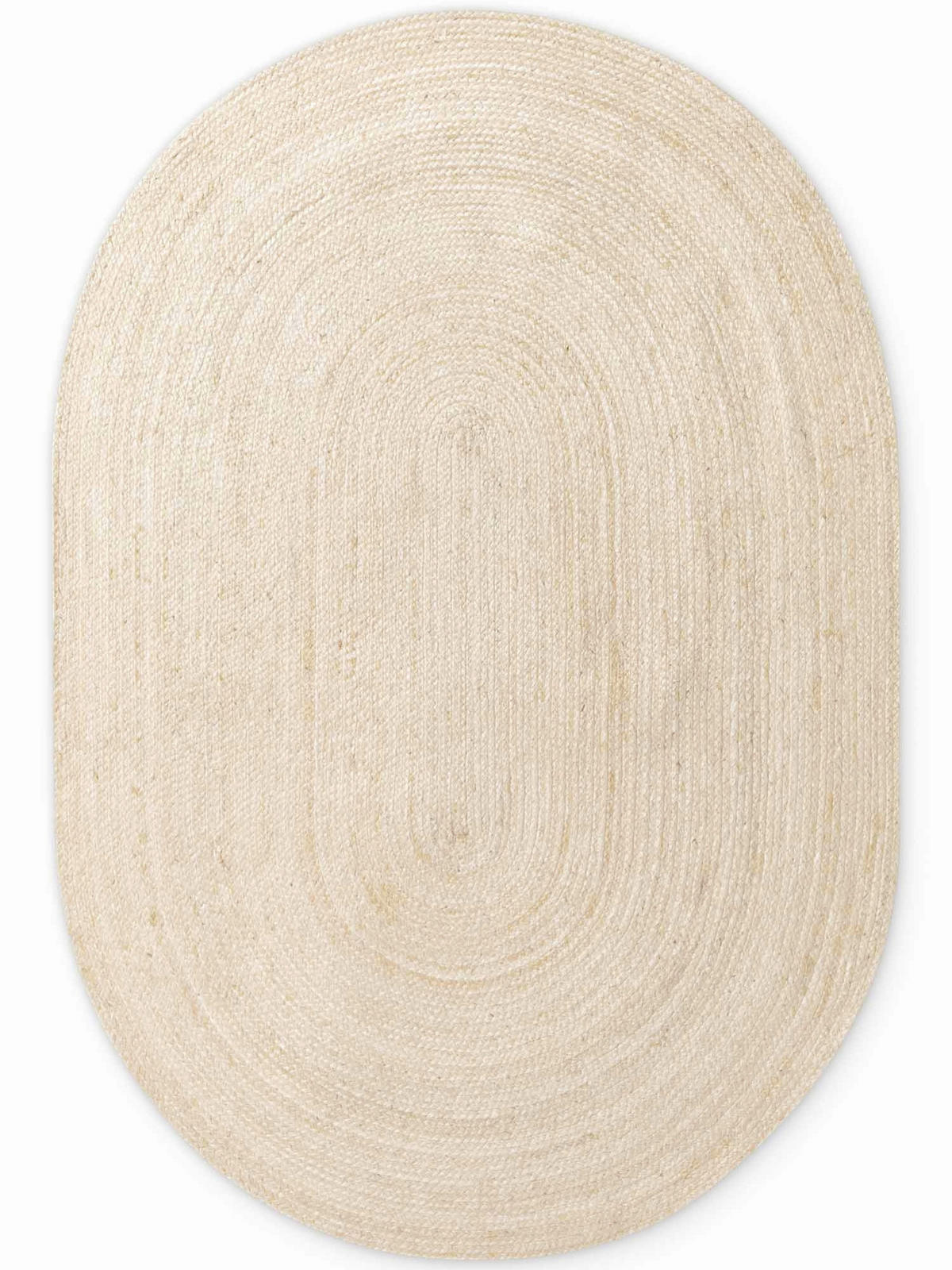 JUTETEPPICH 160/230 cm Jute Braided Champagner oval  - Champagner, Basics, Textil (160/230cm) - Hanse Home