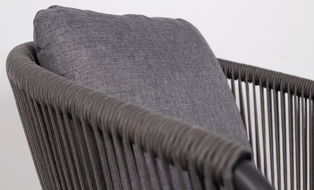 GARTENSESSEL Aluminium Grau  - Grau, Basics, Kunststoff/Textil (58/78/63cm)