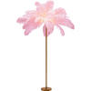 STEHLEUCHTE  65/165/65 cm   - Pink/Messingfarben, MODERN, Naturmaterialien/Metall (65/165/65cm) - Kare-Design