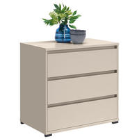 KOMMODE - Kaschmir/Anthrazit, Design, Holzwerkstoff/Kunststoff (80/79/48cm) - Carryhome