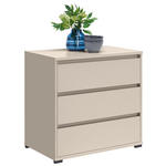 KOMMODE  in 80/79/48 cm  - Kaschmir/Anthrazit, Design, Holzwerkstoff/Kunststoff (80/79/48cm) - Carryhome