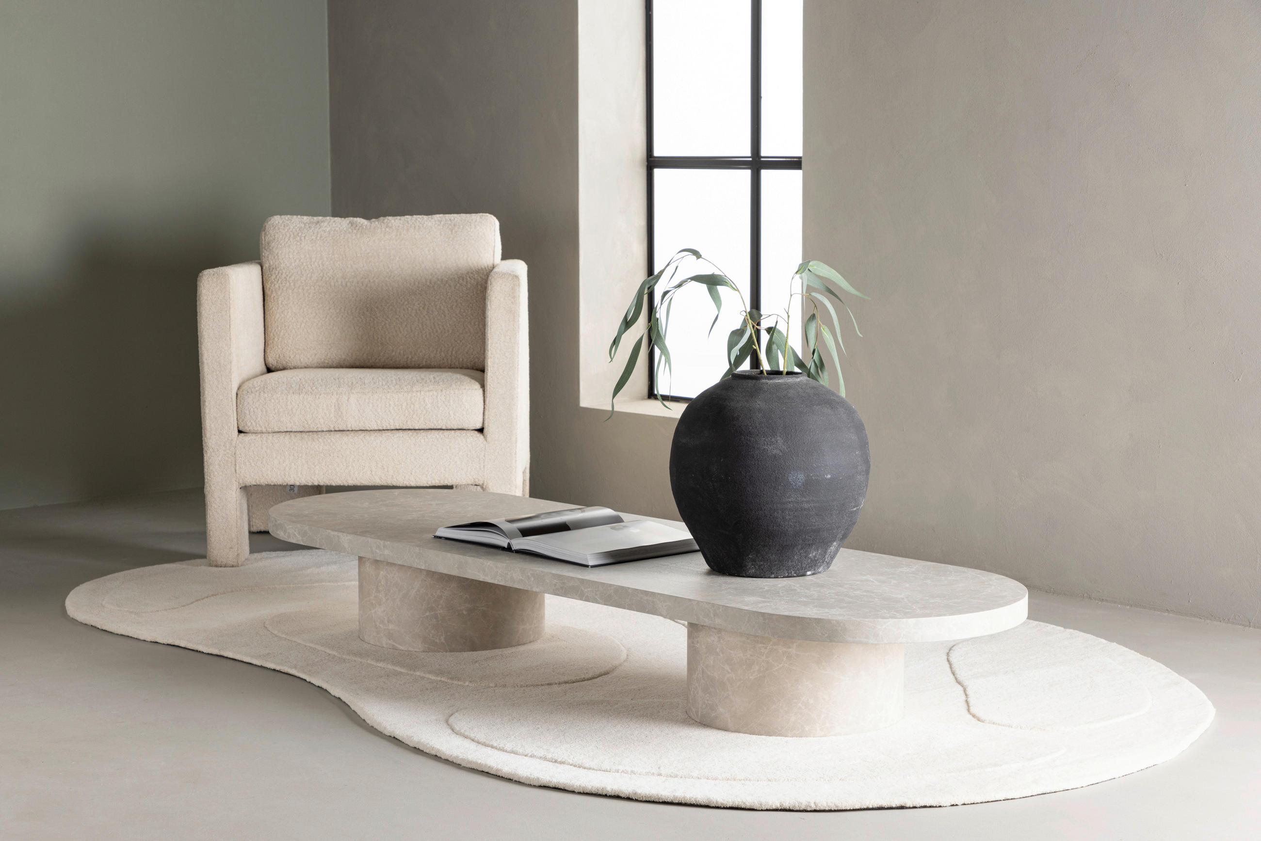 COUCHTISCH Pappel furniert 190/60/25 cm rechteckig Beige  - Beige, Design, Holz (190/60/25cm) - Livetastic