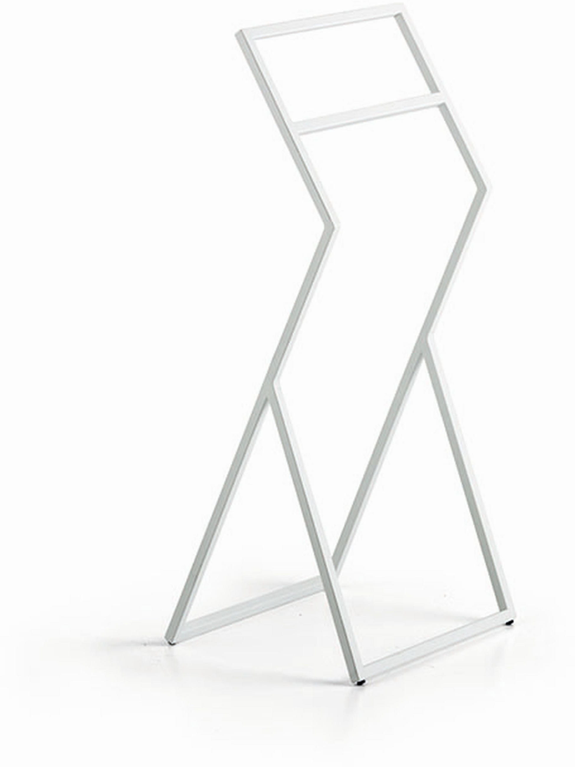 HANDTUCHHALTER 34,5/85/21 cm  - Weiß, Basics, Metall (34,5/85/21cm) - Dieter Knoll