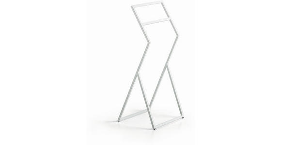 HANDTUCHHALTER 34,5/85/21 cm  - Weiß, Basics, Metall (34,5/85/21cm) - Dieter Knoll