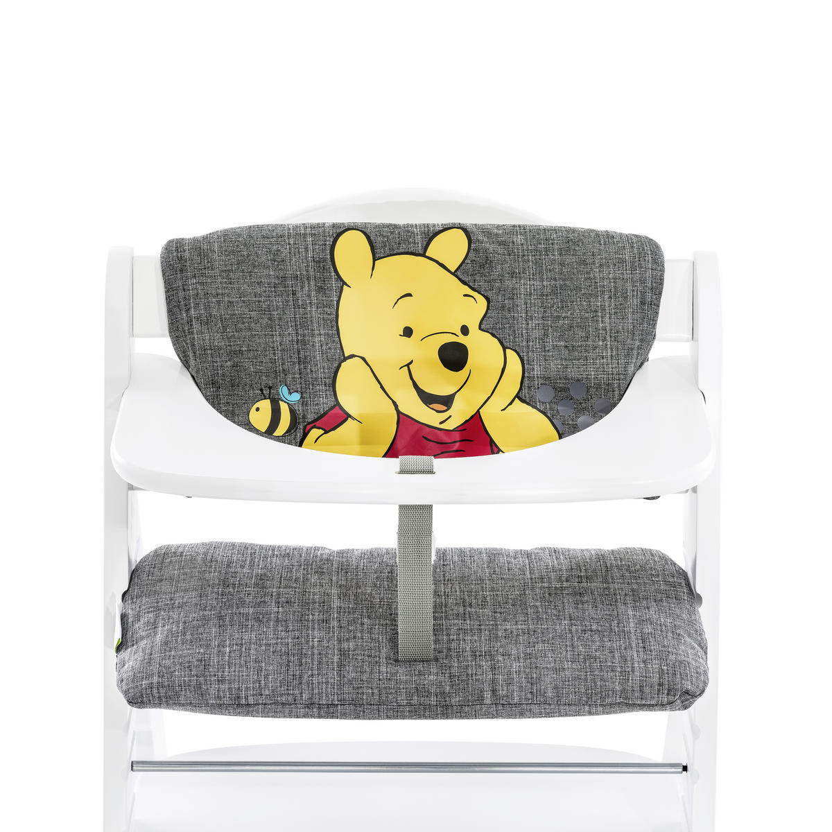 HOCHSTUHLEINLAGE HIGHCHAIR POOH  - Grau, Basics, Kunststoff/Textil (25/44cm) - Hauck