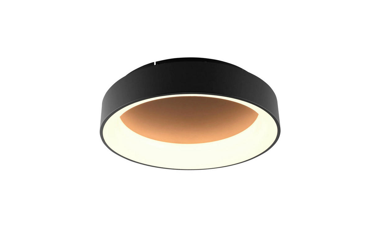 LED-DECKENLEUCHTE Luce Ambiente e Design 60/13 cm   - Schwarz/Weiß, Trend, Kunststoff/Metall (60/13cm)