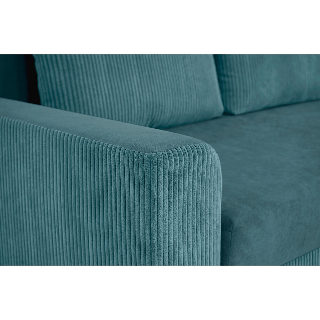 Thumbnail - Livetastic Ecksofa, Graublau, Textil, 3-Sitzer, Füllung: Schaumstoffflocken, seitenverkehrt montierbar, L-Form, 239x141 ...