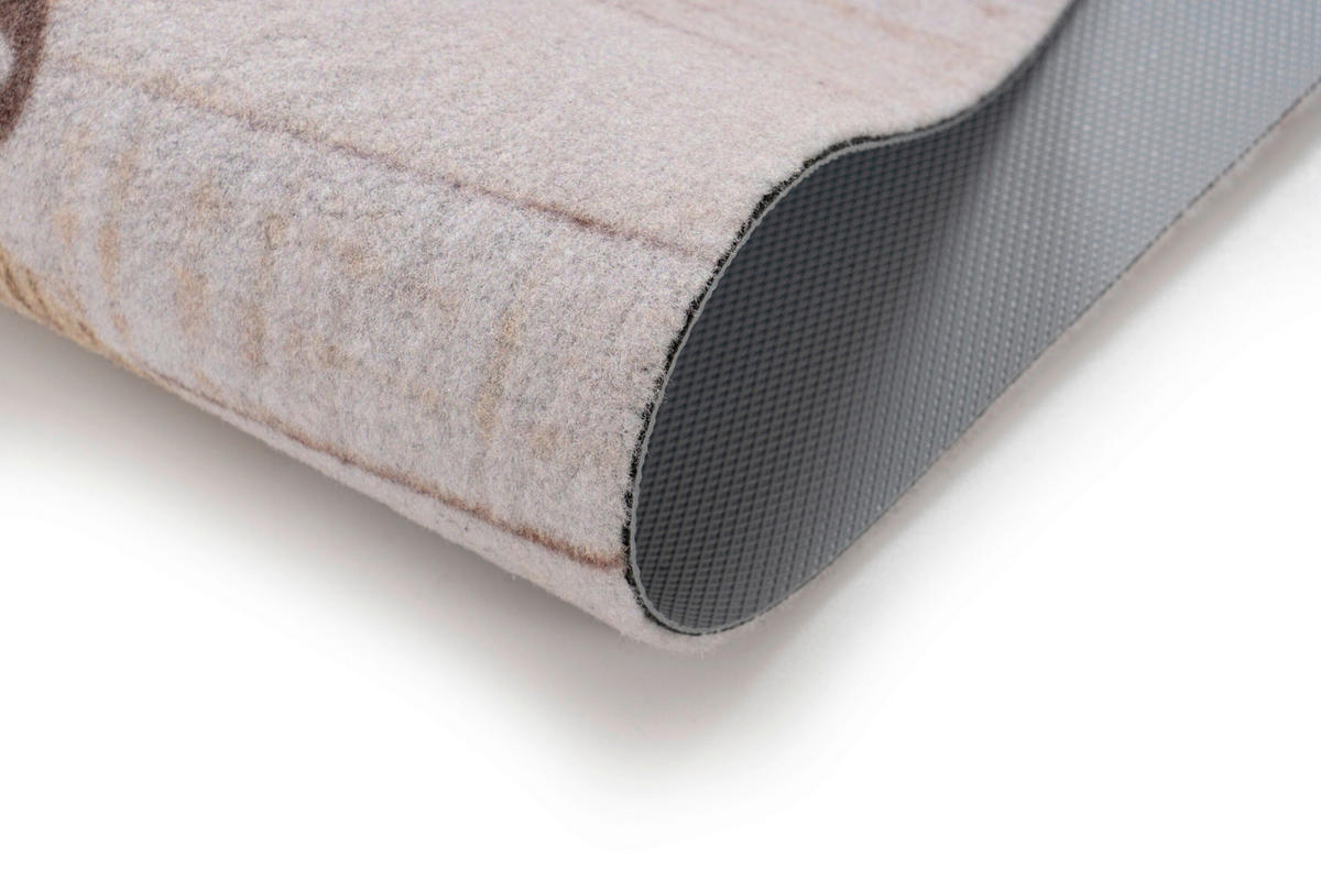 FUßMATTE 45/75 cm  - Beige, Basics, Kunststoff/Textil (45/75cm) - Kayoom