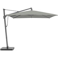AMPELSCHIRM 400x300 cm Dunkelgrau  - Dunkelgrau/Anthrazit, Basics, Textil/Metall (400/300cm) - Glatz