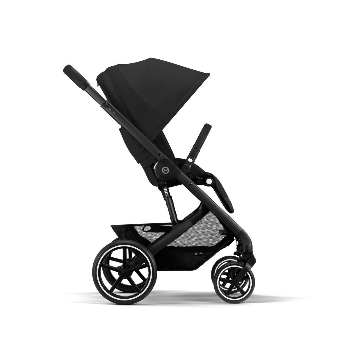 SET DJEČJIH KOLICA  70000518 BALIOS S SET Moon Black  - svijetlo siva/crna, Basics, metal/plastika (87/60/108cm) - cybex GOLD