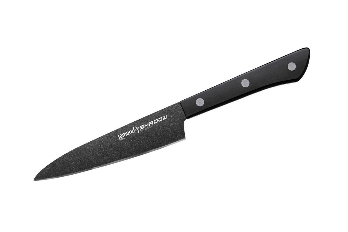 NOŽ UNIVERZALNI  SHADOW        22,5 cm    oplemenjeni čelik - crna, Basics, metal/plastika (22,5cm) - Samura