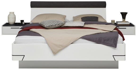 BETTANLAGE - Anthrazit/Weiß, KONVENTIONELL (180/200cm) - Dieter Knoll