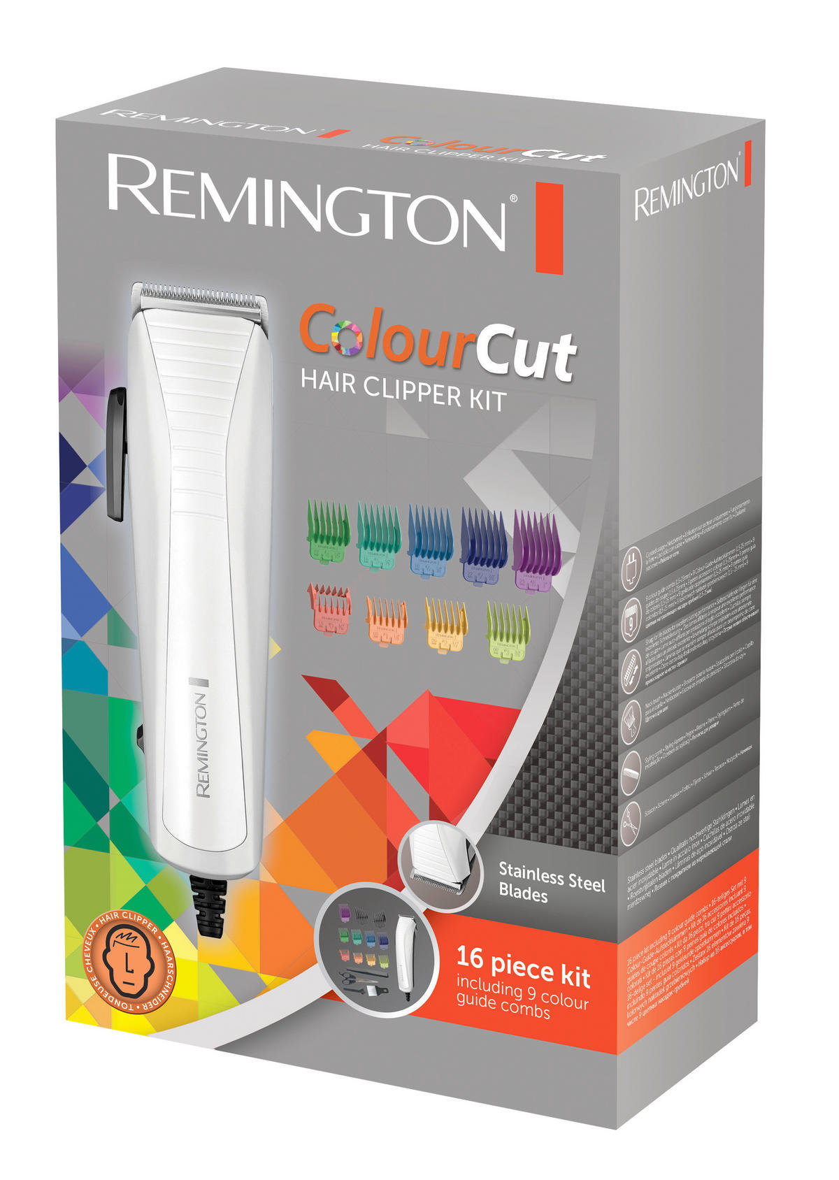 HAARSCHNEIDER Haarschneider  - Weiß, Basics, Kunststoff (5/5/21,5cm) - Russell Hobbs