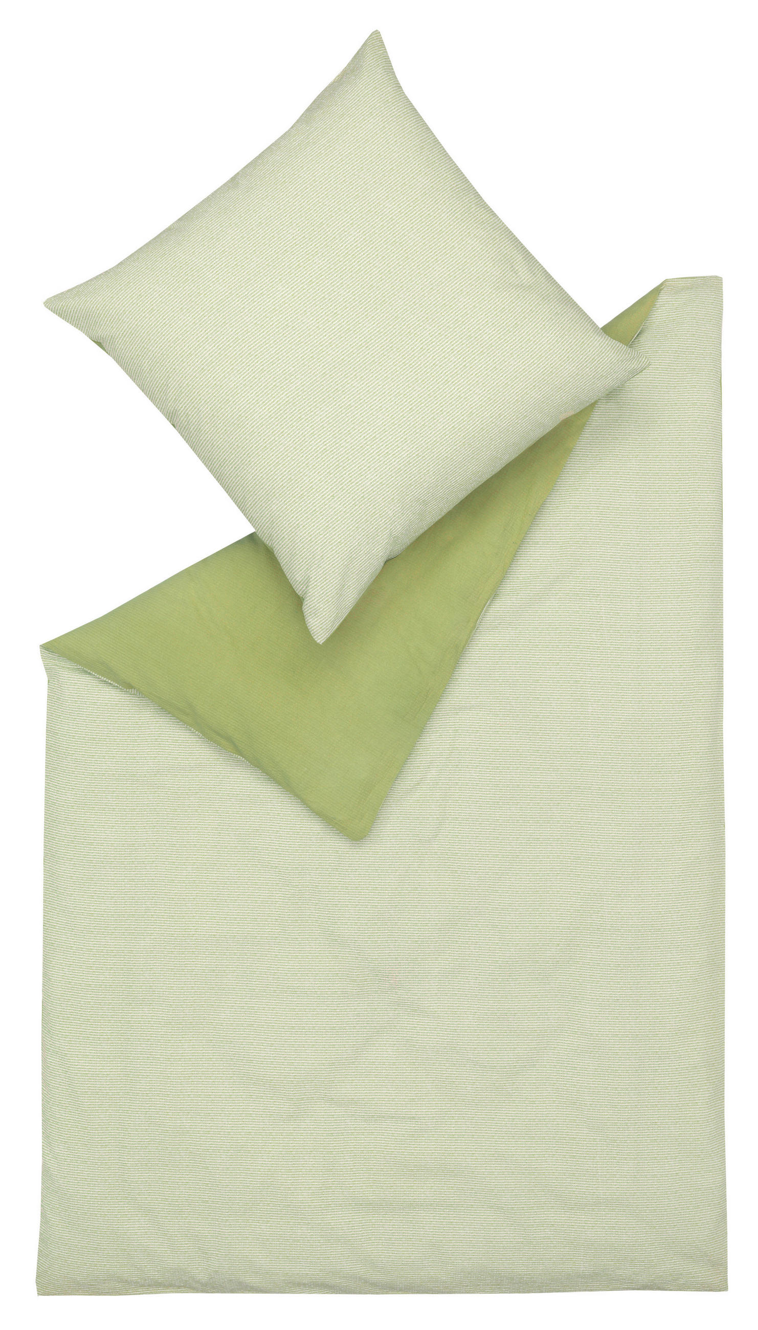 Esprit OBOUSTRANNÉ POVLEČENÍ, krep, zelená, světle zelená, 135/200 cm