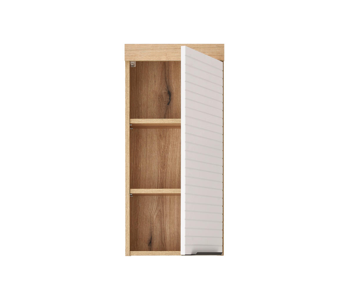 HÄNGESCHRANK 36/77/23 cm  - Eichefarben/Schwarz, Basics, Holzwerkstoff/Kunststoff (36/77/23cm) - MID.YOU