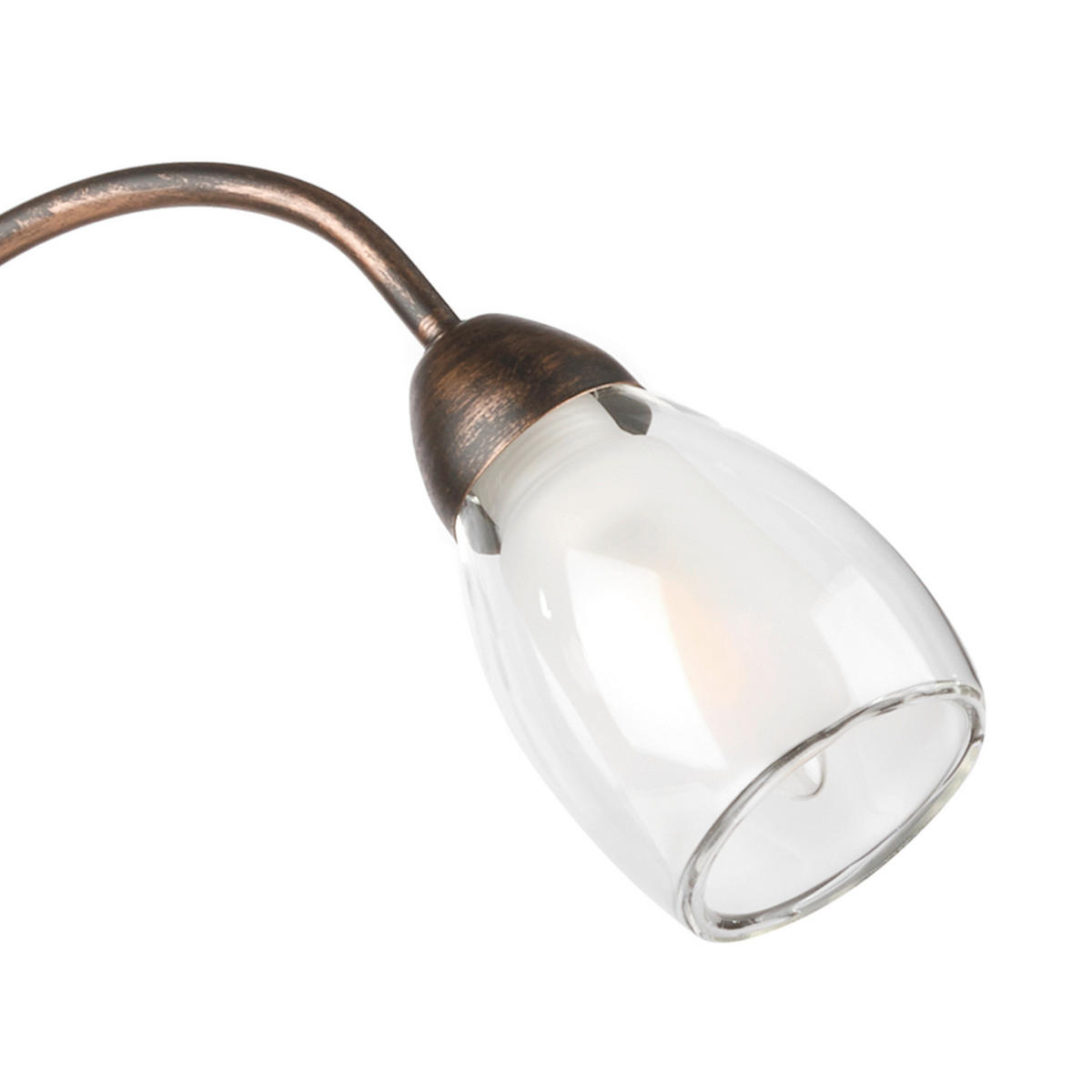 KRONLEUCHTER 55/55/80 cm   - Braun, KONVENTIONELL, Metall (55/55/80cm)