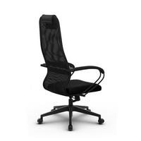 STOLICA OKRETNA  crna  metal, tekstil, prirodni materijali  - crna, Konvencionalno, metal/tekstil (65/123-135/70cm)