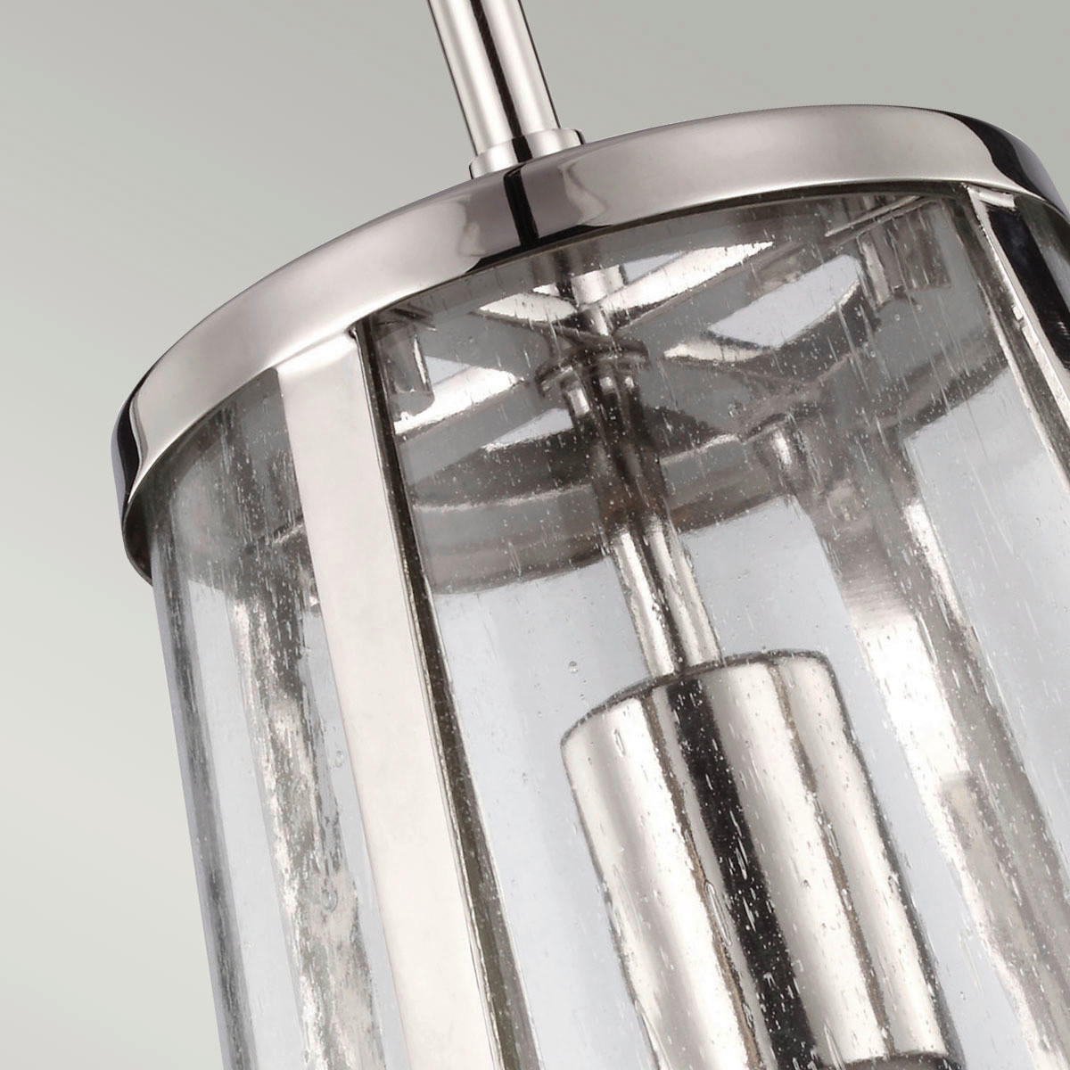 HÄNGELEUCHTE Elstead Harrow 20.3/32.1 cm   - Nickelfarben, Basics, Metall (20.3/32.1cm) - Elstead Lighting