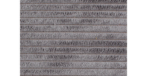 WOHNLANDSCHAFT  in Cord Graphitfarben  - Chromfarben/Graphitfarben, KONVENTIONELL, Kunststoff/Textil (180/376/180cm) - Carryhome