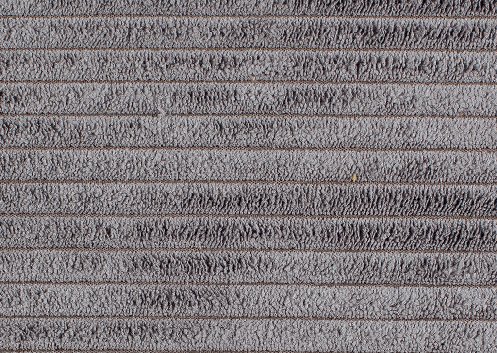 WOHNLANDSCHAFT Graphitfarben Cord  - Chromfarben/Graphitfarben, KONVENTIONELL, Kunststoff/Textil (180/376/180cm) - Carryhome