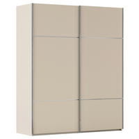 SCHWEBETÜRENSCHRANK in Champagner  - Chromfarben/Champagner, Konventionell, Holzwerkstoff/Metall (162/223/68cm) - Novel