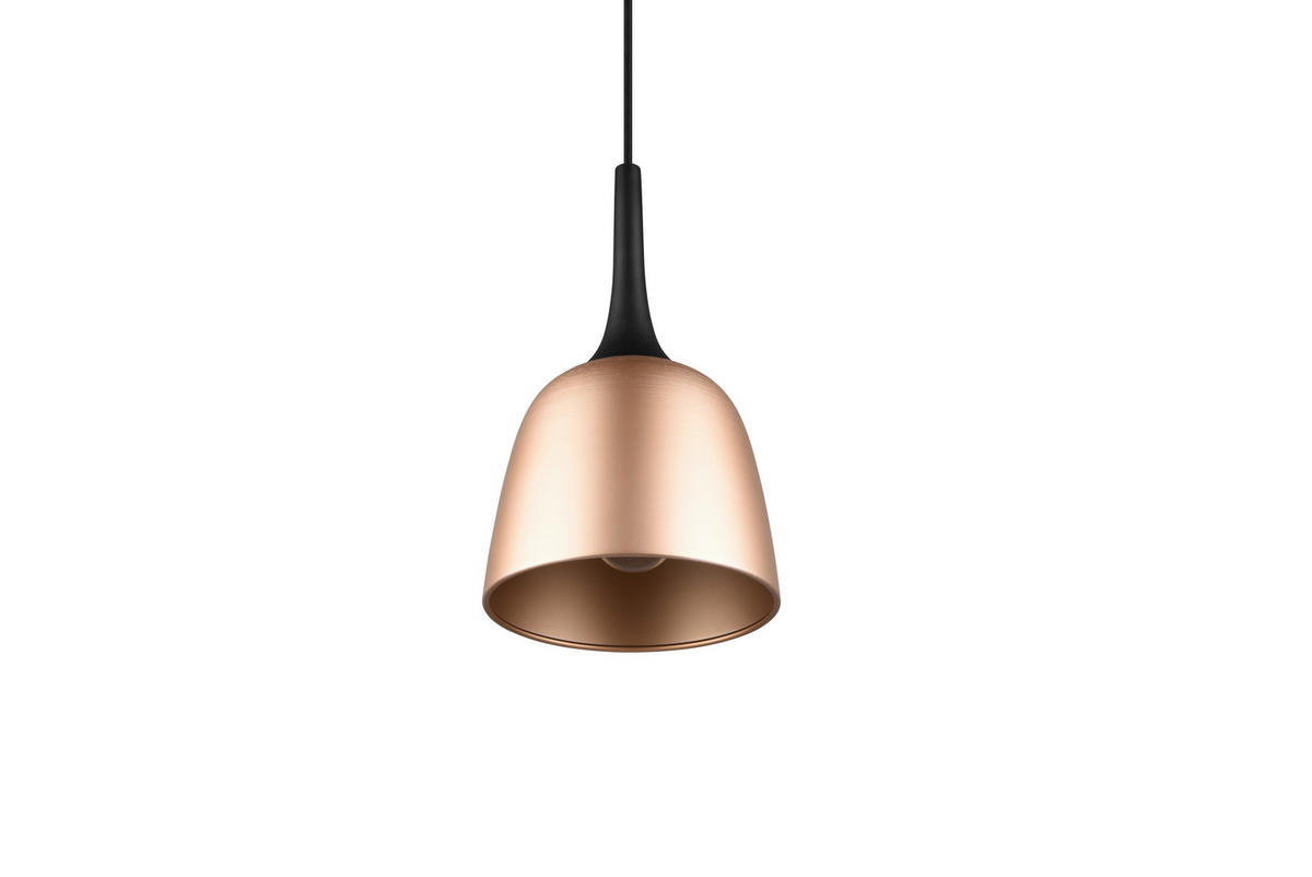 VISEČA SVETILKA  Chiron      20/150 cm     max 40 W E27 - črna/barve medenine, Basics, kovina (20/150cm)