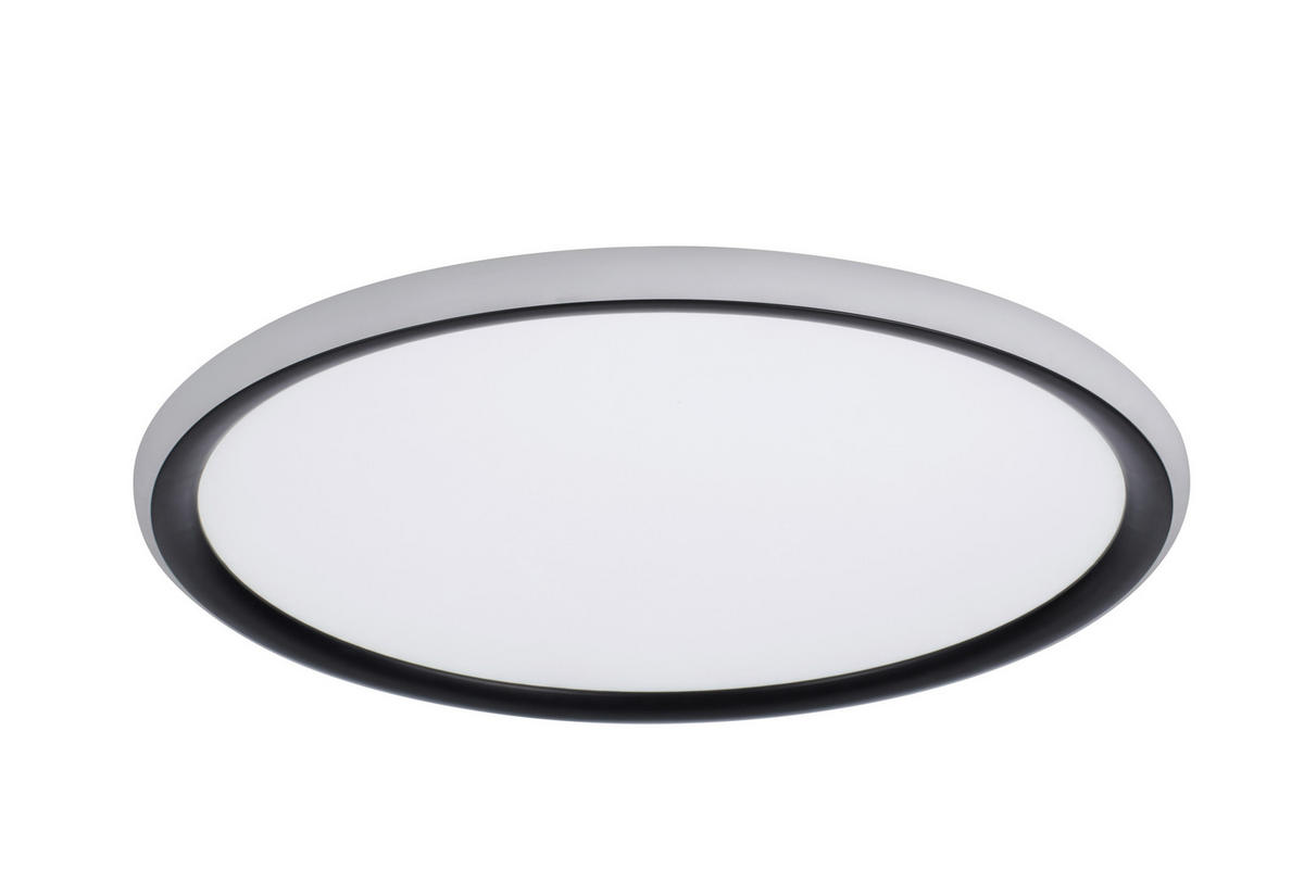 LED-DECKENLEUCHTE Rovinj 40/3,5 cm   - Schwarz, LIFESTYLE, Kunststoff (40/3,5cm) - Novel