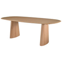 ESSTISCH 220/110/75 cm Echtholz, Nachbildung  Holz, Holzwerkstoff Naturfarben  - Naturfarben, MODERN, Holz/Holzwerkstoff (220/110/75cm) - MID.YOU