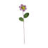 KUNSTBLUME - Gelb/Lila, Trend, Textil/Metall KUNSTBLUME - Gelb/Lila, Trend, Textil/Metall