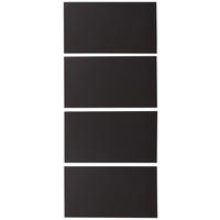 FRONTPANEELSET   - Anthrazit, Konventionell, Holzwerkstoff (92/202cm) - Hom`in