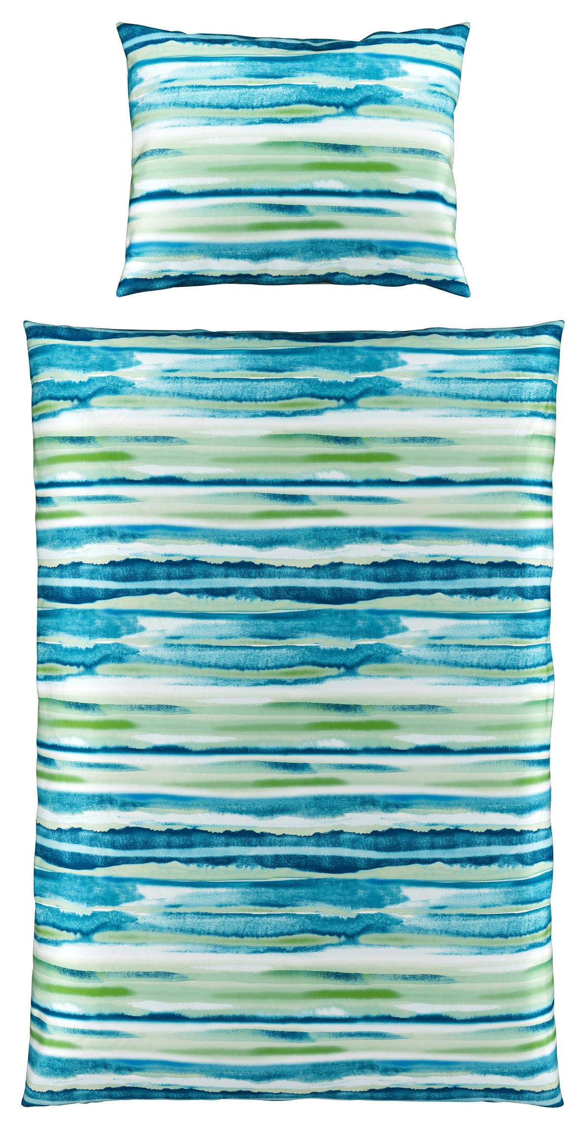 POSTEĽNÁ BIELIZEŇ, satén, modrá, 140/200 cm - modrá, Konventionell, textil (140/200cm) - Esposa