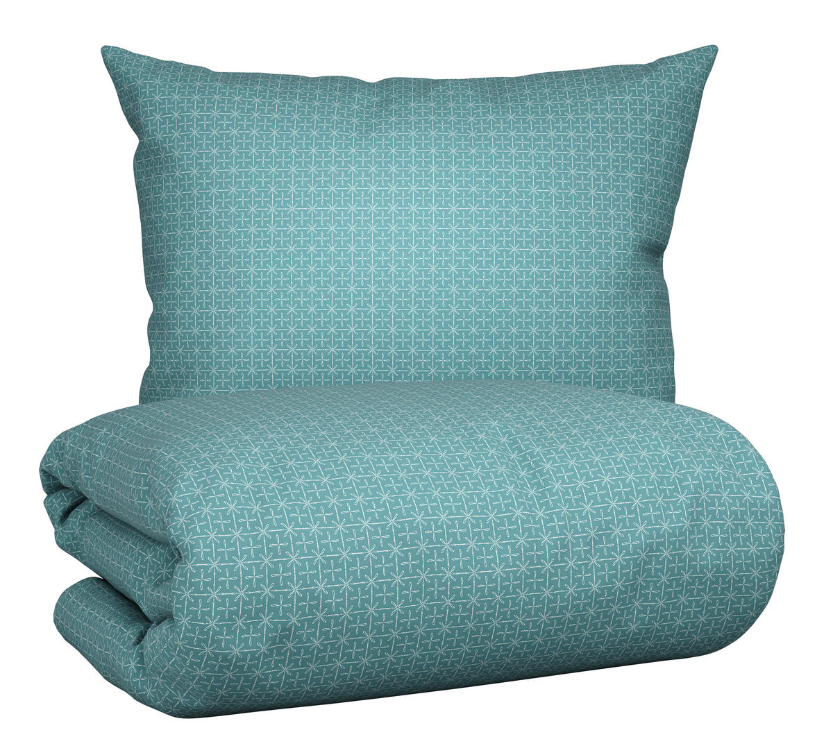 POSTELJNINA MELISA 240/220 cm saten barve petroleja  - barve petroleja, Konvencionalno, tekstil (240/220cm) - Esposa