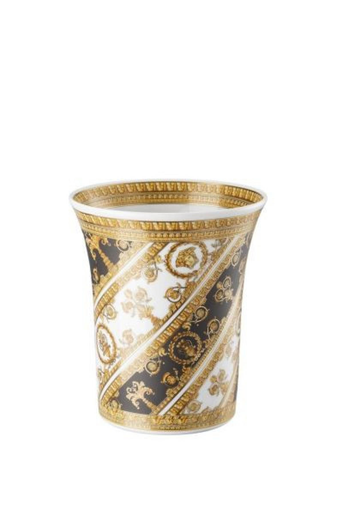 VAZA    18 cm  keramika  - bela/braon, Konvencionalno, keramika (18cm) - Versace