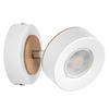 LED-STRAHLER 9/12,2/9 cm   - Weiß, Design, Holz/Kunststoff (9/12,2/9cm) - Osram