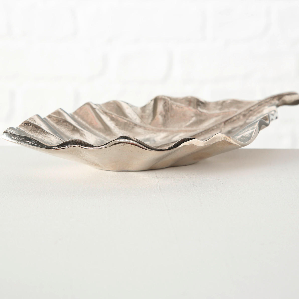 DEKOSCHALE - Silberfarben, Basics, Metall (26/14/2cm)