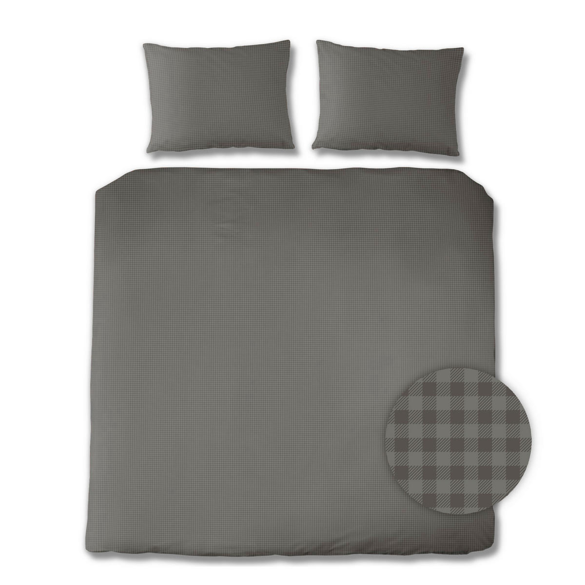 BETTWÄSCHE Satin 200/200 cm  - Grau, Design, Textil (200/200cm) - Florella