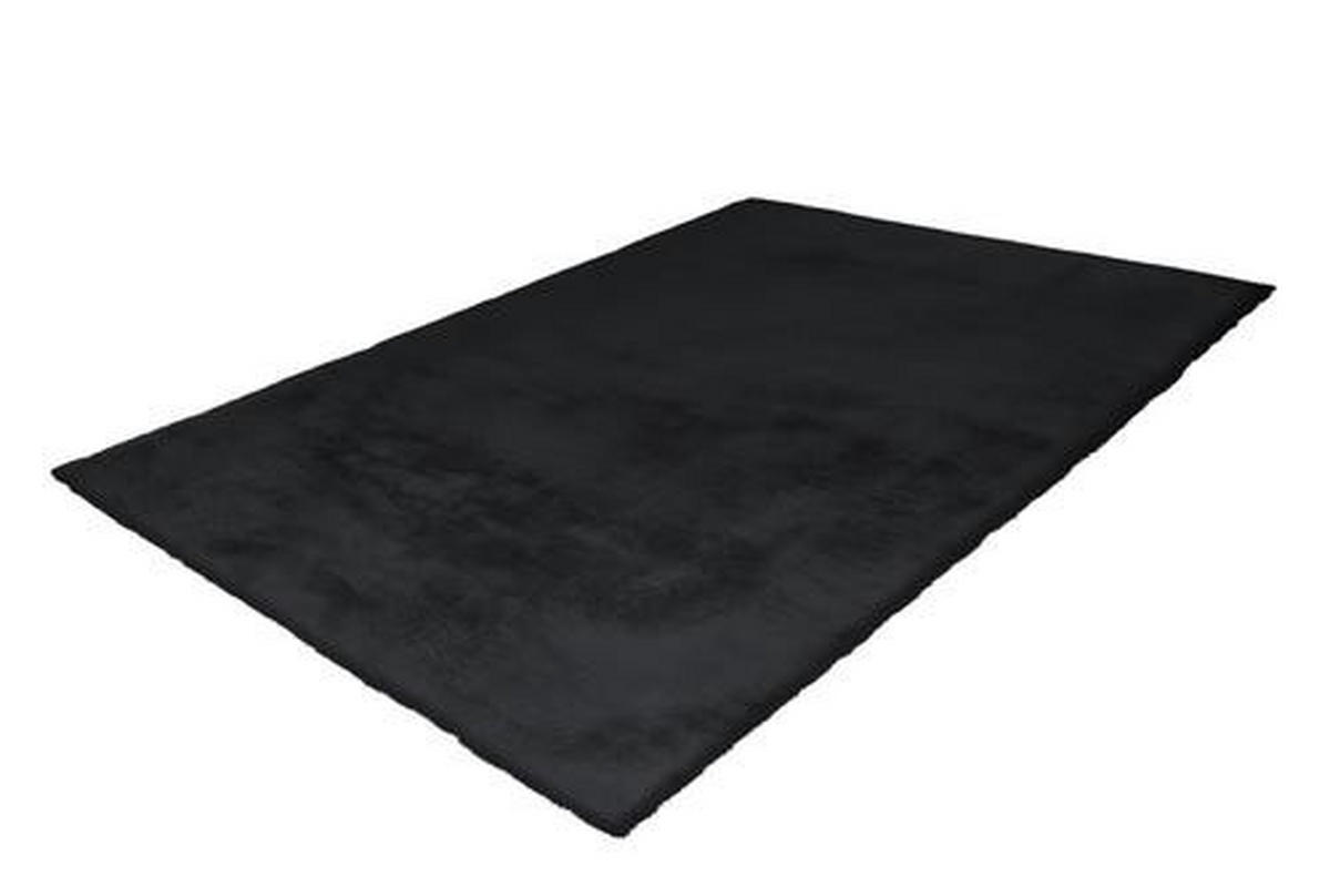 KOBEREC S VYSOKÝM VLASEM, 120/170 cm, antracitová - antracitová, Trend, textil (120/170cm)