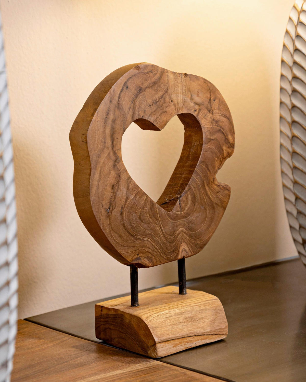 SKULPTUR - Braun, Basics, Holz (20/28/10cm)