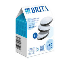 FILTER ZA VODU SET 3/1  - sivo-bijela, Basics, prirodni materijali - Brita