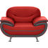 SESSEL Lederlook Rot, Dunkelgrau - Chromfarben/Dunkelgrau, Basics, Textil/Metall (126/85/87cm) - Ti`me SESSEL Lederlook Rot, Dunkelgrau - Chromfarben/Dunkelgrau, Basics, Textil/Metall (126/85/87cm) - Ti`me