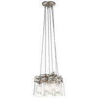 HÄNGELEUCHTE 30.5/25.6-287 cm    - Nickelfarben, Lifestyle, Glas/Metall (30.5/25.6-287cm) - Elstead Lighting