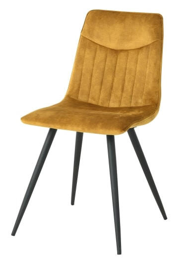 STOLICA  žuta       - žuta/crna, drvo/metal (46/88/53cm)