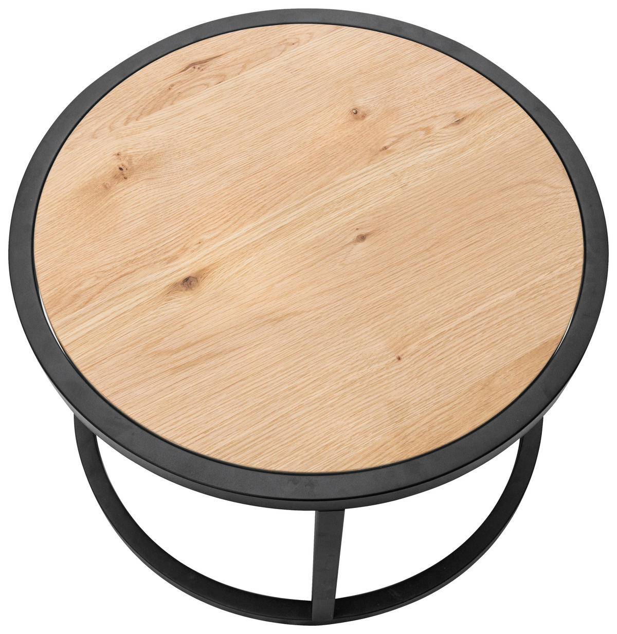 COUCHTISCH in Holz, Metall, Holzwerkstoff 80/45/80 cm  - Schwarz/Naturfarben, Design, Holz/Holzwerkstoff (80/45/80cm) - MID.YOU