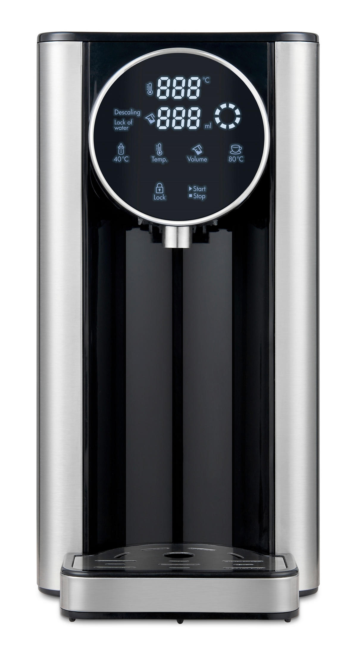 WASSERKOCHER  - Grau, Basics, Metall (15,1/31,7/26cm) - Trisa Electronics