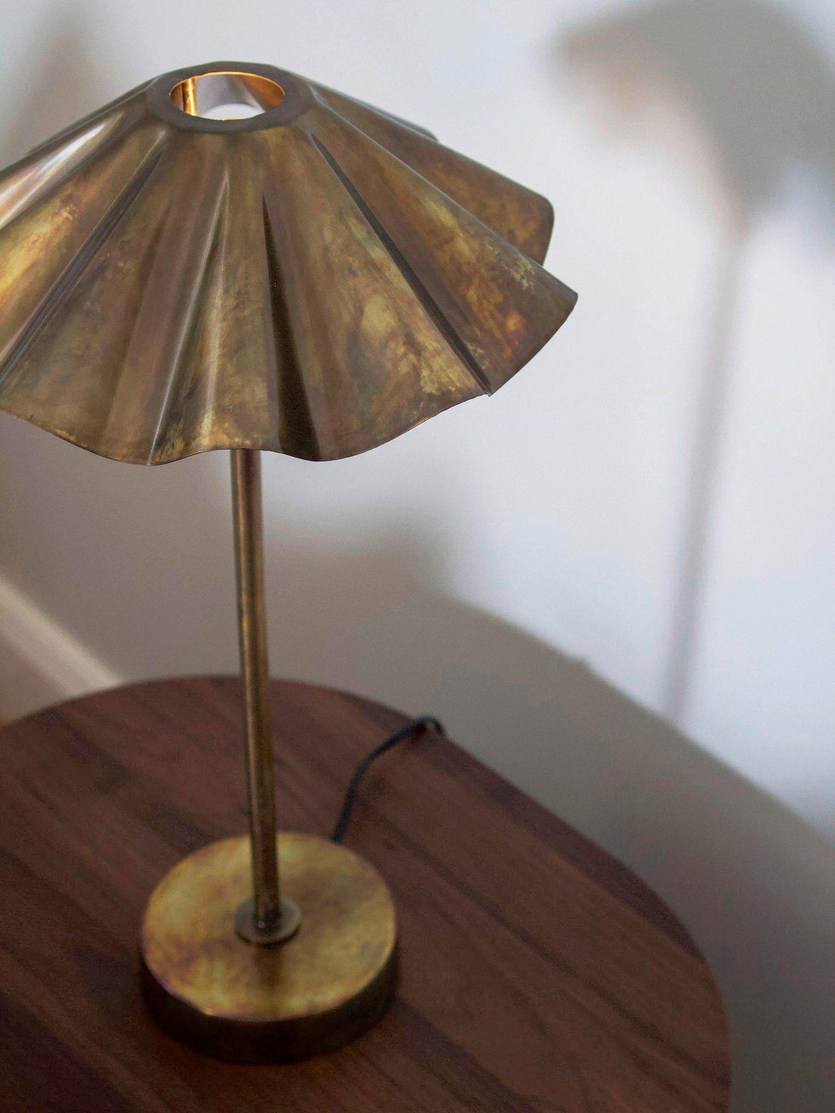 TISCHLEUCHTE Aira 35/30/47 cm  - Messingfarben/Goldfarben, LIFESTYLE, Metall (35/30/47cm)