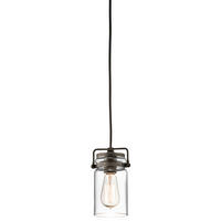 HÄNGLAMPA Brinley 12/25.3 cm  - bronsfärgad, Lifestyle, metall/glas (12/25.3cm) - Elstead Lighting