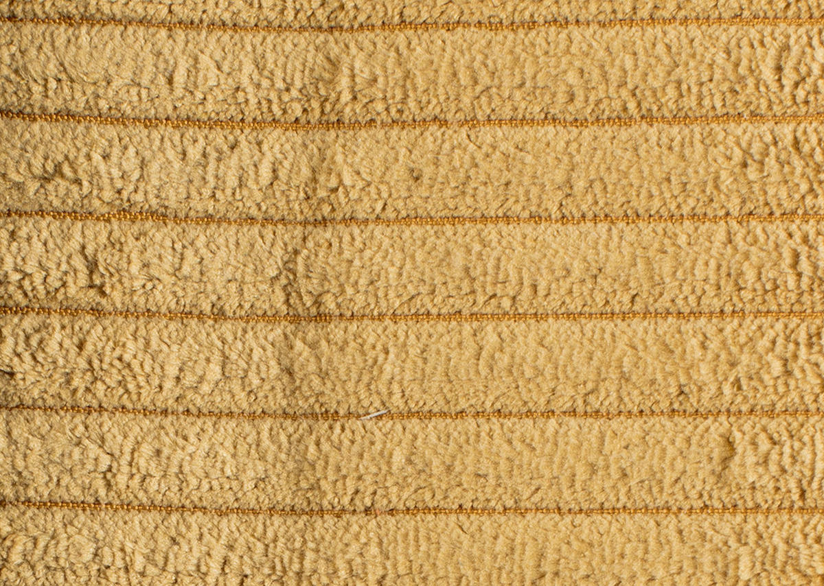 LIEGE Cord Currygelb  - Currygelb/Schwarz, Basics, Kunststoff/Textil (95/90/205cm) - Xora