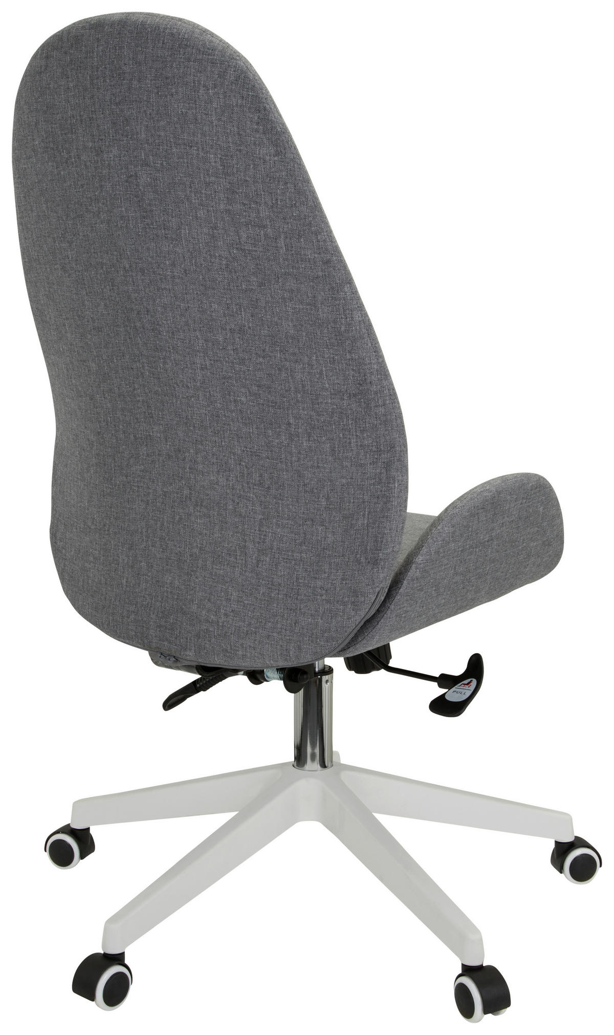 OTOČNÁ ŽIDLE, šedá - šedá/bílá, Basics, textil/plast (56/104-112/58cm) - MID.YOU