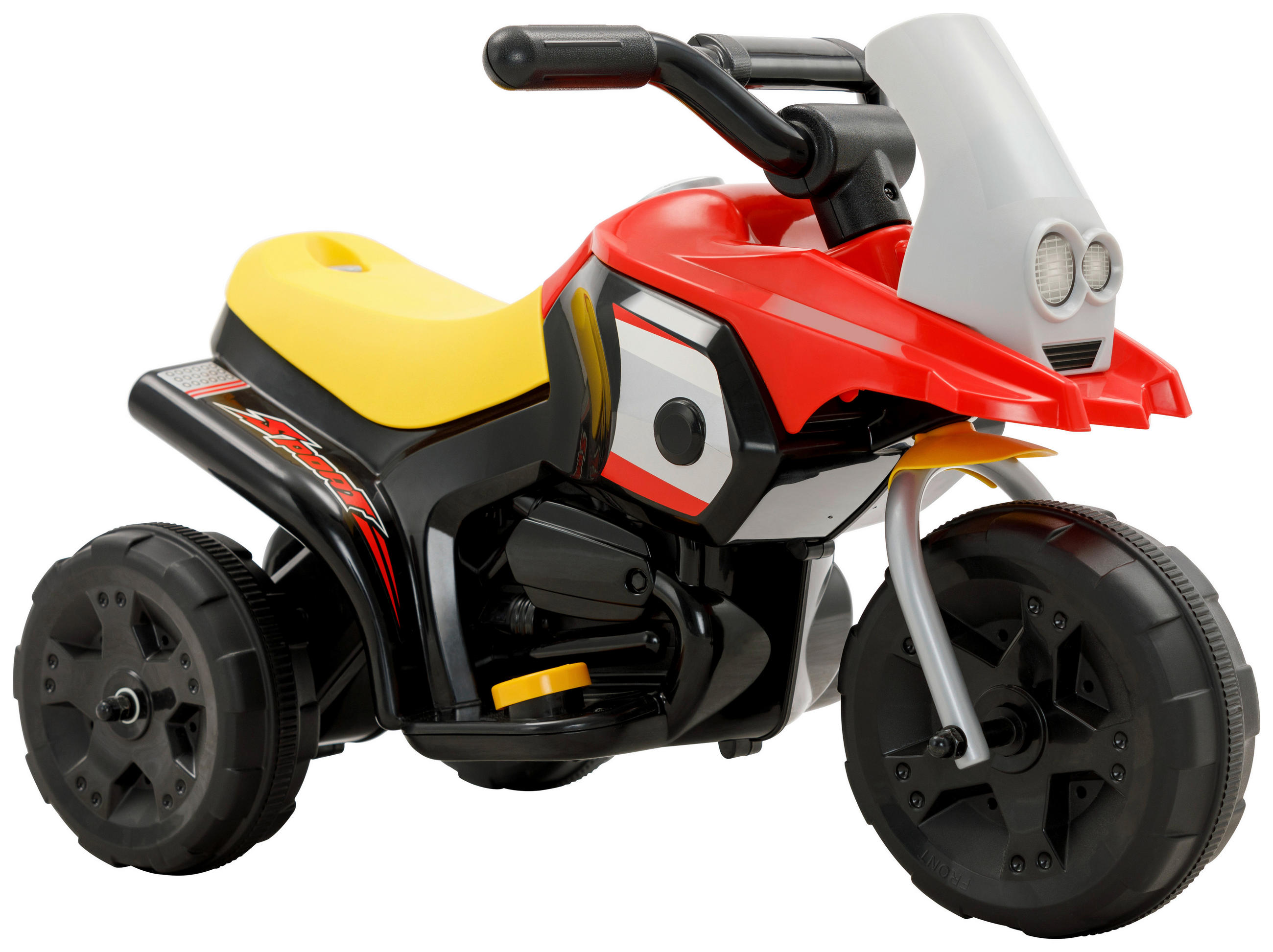 ELEKTRO-KINDERMOTORRAD  - Rot/Schwarz, Basics, Kunststoff/Metall (66cm)