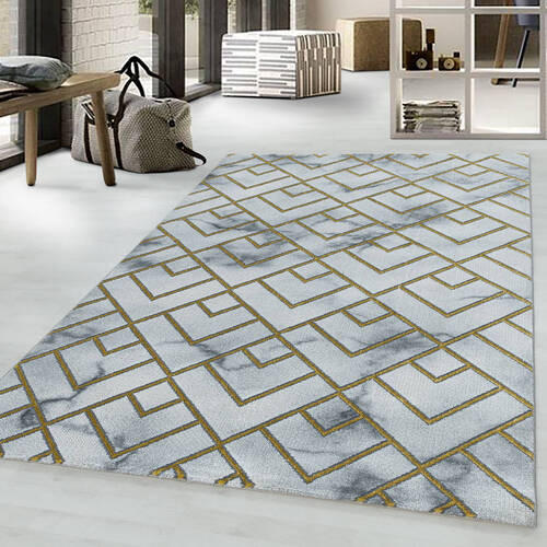 LÖPARE 80/250 cm Naxos 3813 Gold  - guldfärgad, Design, textil (80/250cm)